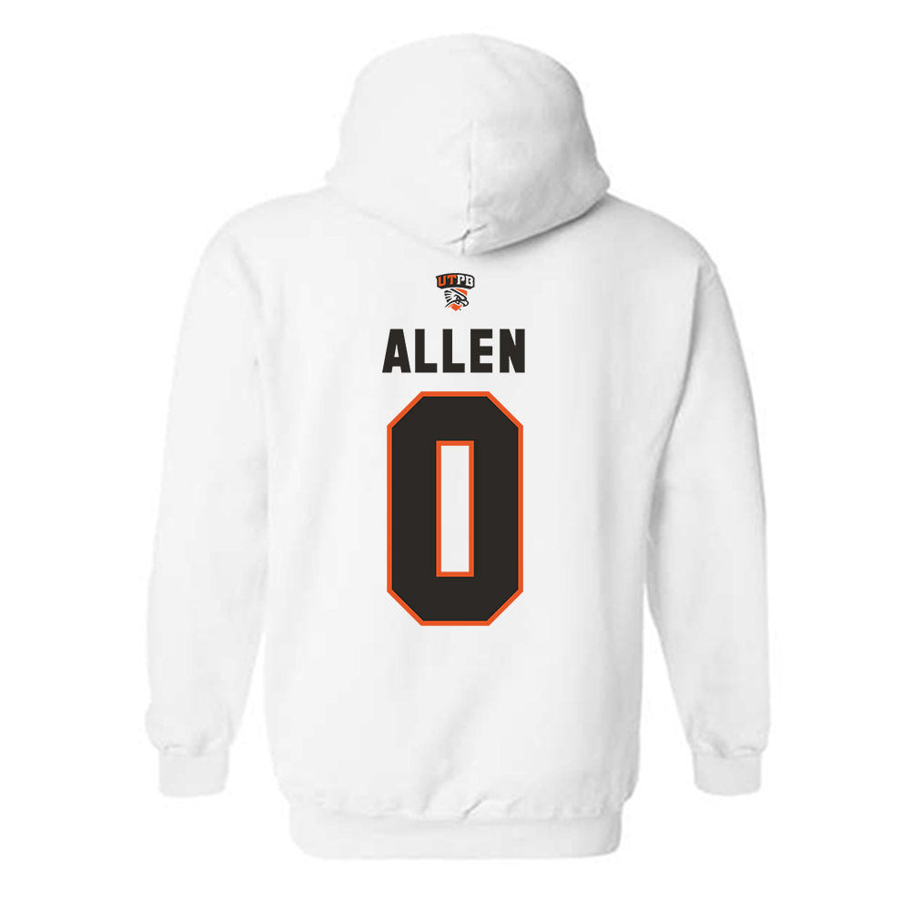 UTPB - NCAA Football : Malik Allen - Replica Shersey Hooded Sweatshirt-1