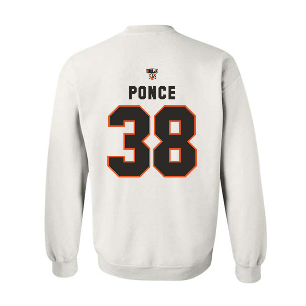 UTPB - NCAA Football : Gabriel Ponce - Replica Shersey Crewneck Sweatshirt-1