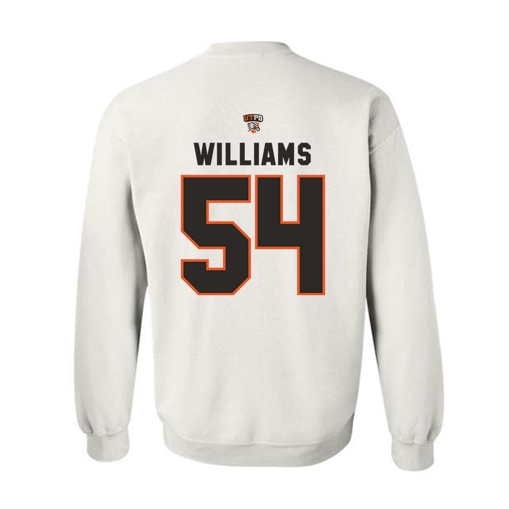 UTPB - NCAA Football : Lyndon Williams - Replica Shersey Crewneck Sweatshirt-1