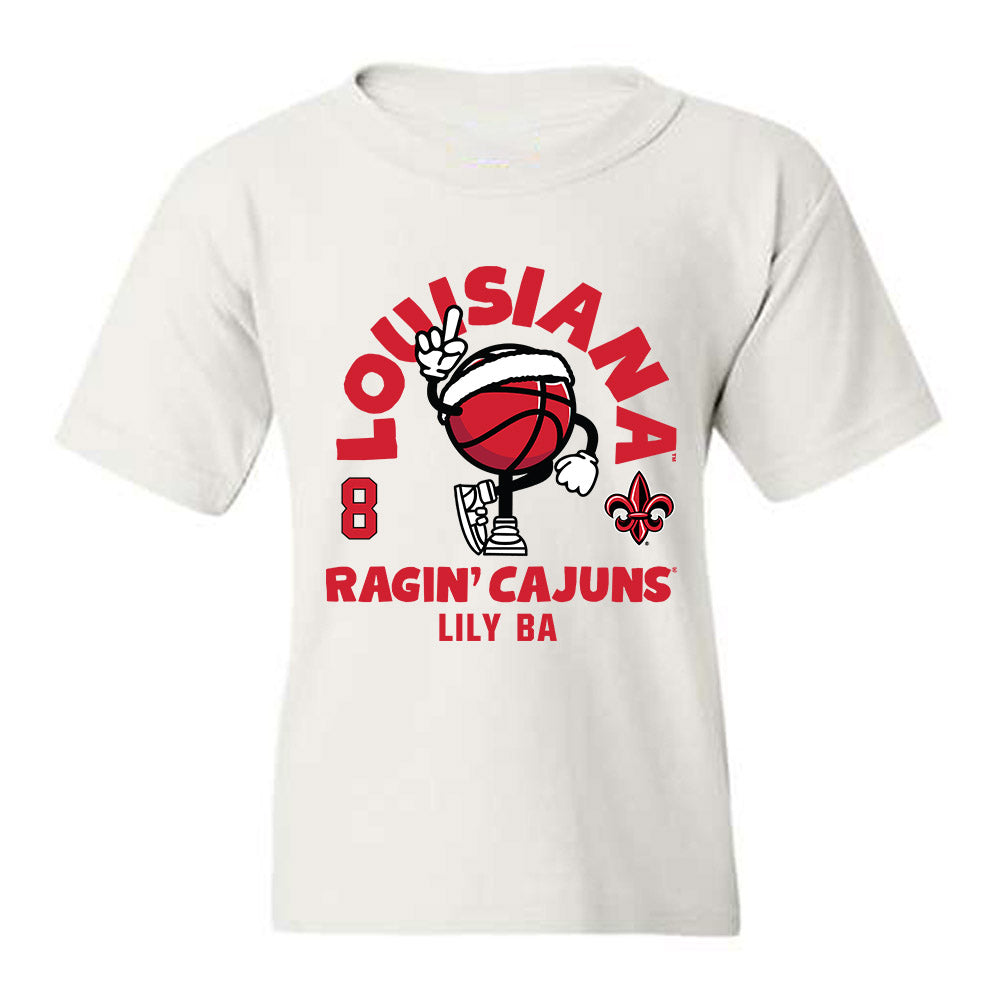 Louisiana - NCAA Women's Basketball : Lily Ba - Fashion Shersey Youth T-Shirt-0