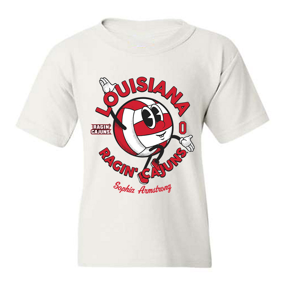 Louisiana - NCAA Women's Volleyball : Sophia Armstrong - Fashion Shersey Youth T-Shirt-0