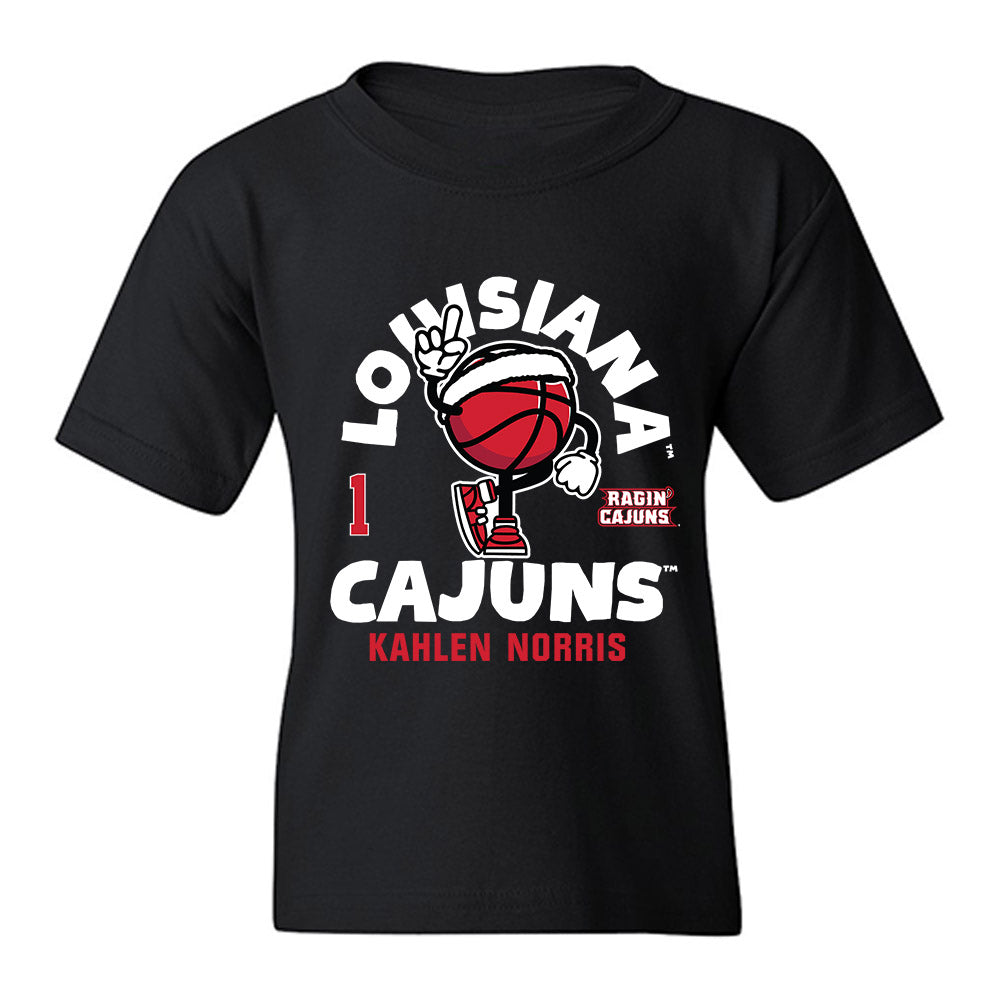 Louisiana - NCAA Women's Basketball : Kahlen Norris - Fashion Shersey Youth T-Shirt-0
