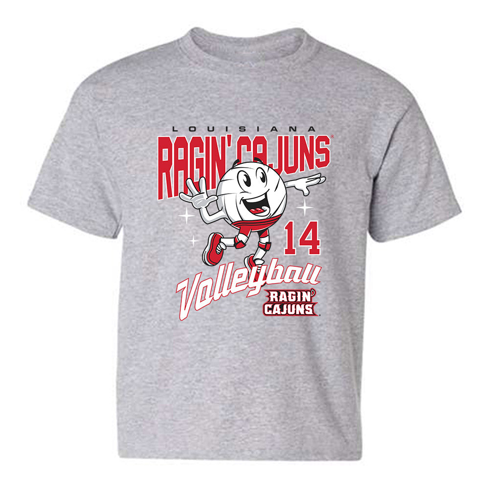 Louisiana - NCAA Women's Volleyball : Brooklyn Vigil - Fashion Shersey Youth T-Shirt-0