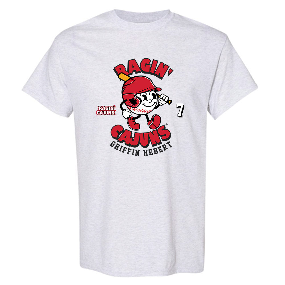 Louisiana - NCAA Baseball : Griffin Hebert - Fashion Shersey T-Shirt-0