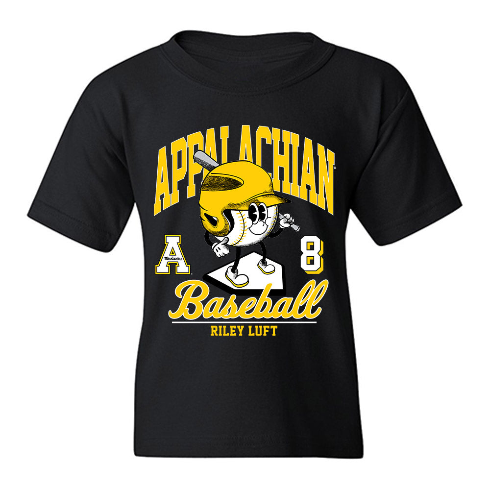 App State - NCAA Baseball : Riley Luft - Fashion Shersey Youth T-Shirt-0