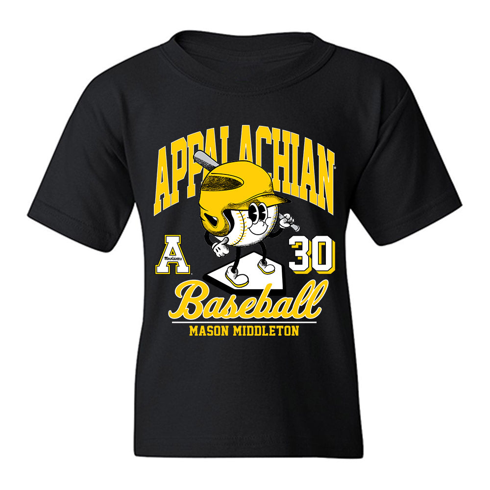 App State - NCAA Baseball : Mason Middleton - Fashion Shersey Youth T-Shirt-0