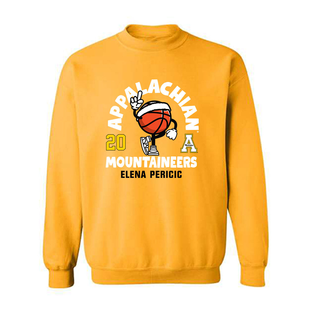 App State - NCAA Women's Basketball : Elena Pericic - Fashion Shersey Crewneck Sweatshirt-0