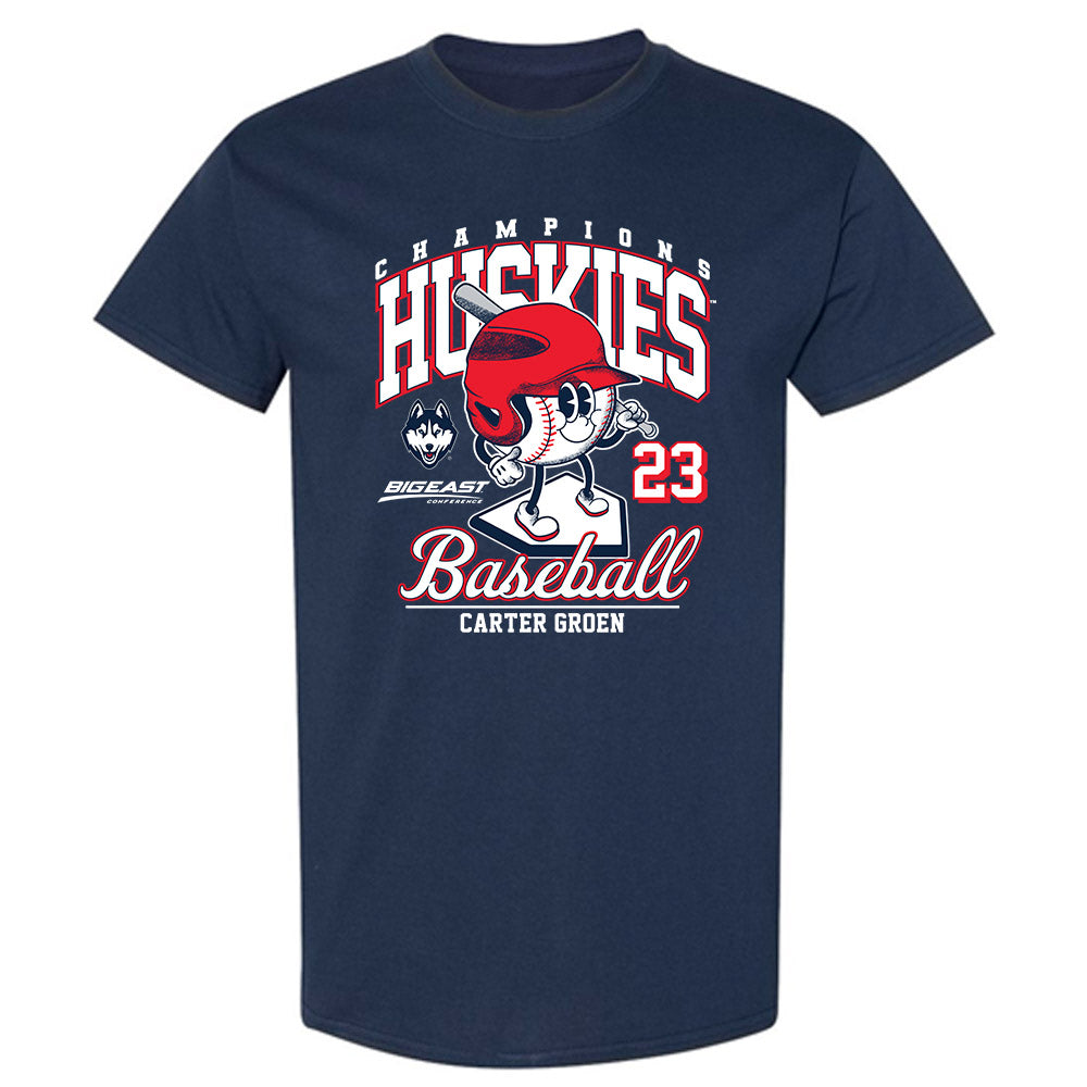 UConn - NCAA Baseball : Carter Groen - Fashion Shersey T-Shirt-0