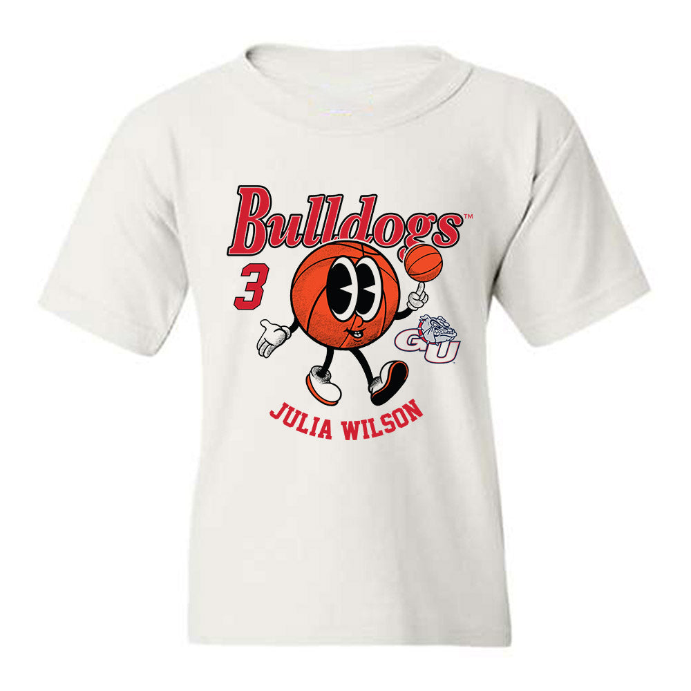 Gonzaga - NCAA Women's Basketball : Julia Wilson - Fashion Shersey Youth T-Shirt-0