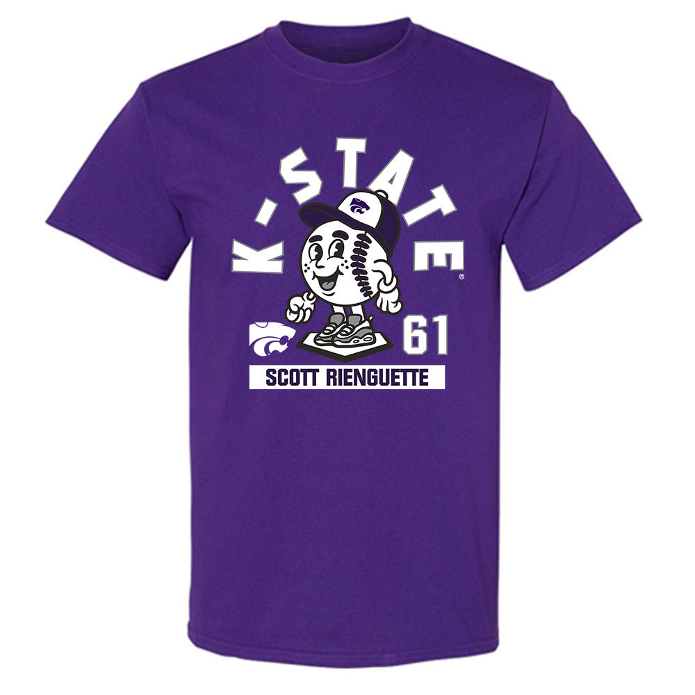 Kansas State - NCAA Baseball : Scott Rienguette - Fashion Shersey T-Shirt-0