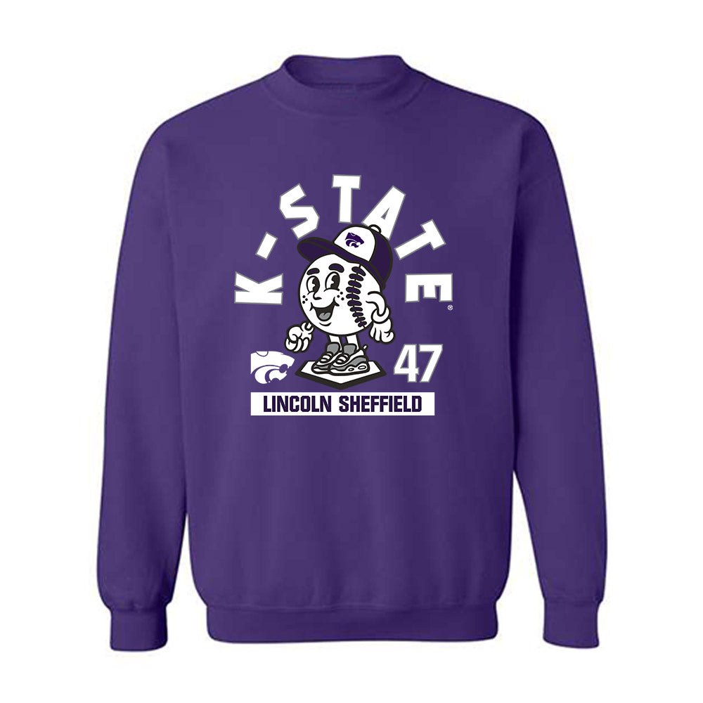 Kansas State - NCAA Baseball : Lincoln Sheffield - Fashion Shersey Crewneck Sweatshirt-0