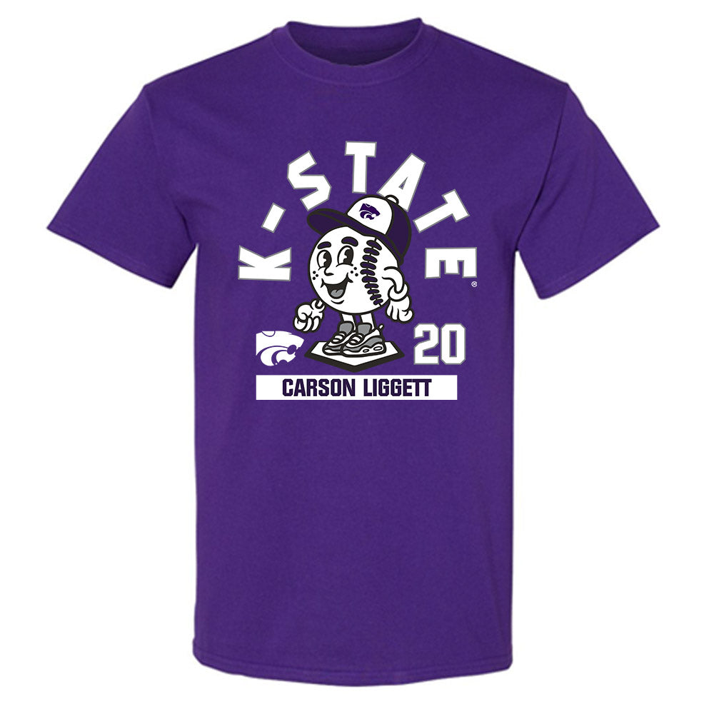 Kansas State - NCAA Baseball : Carson Liggett - Fashion Shersey T-Shirt-0