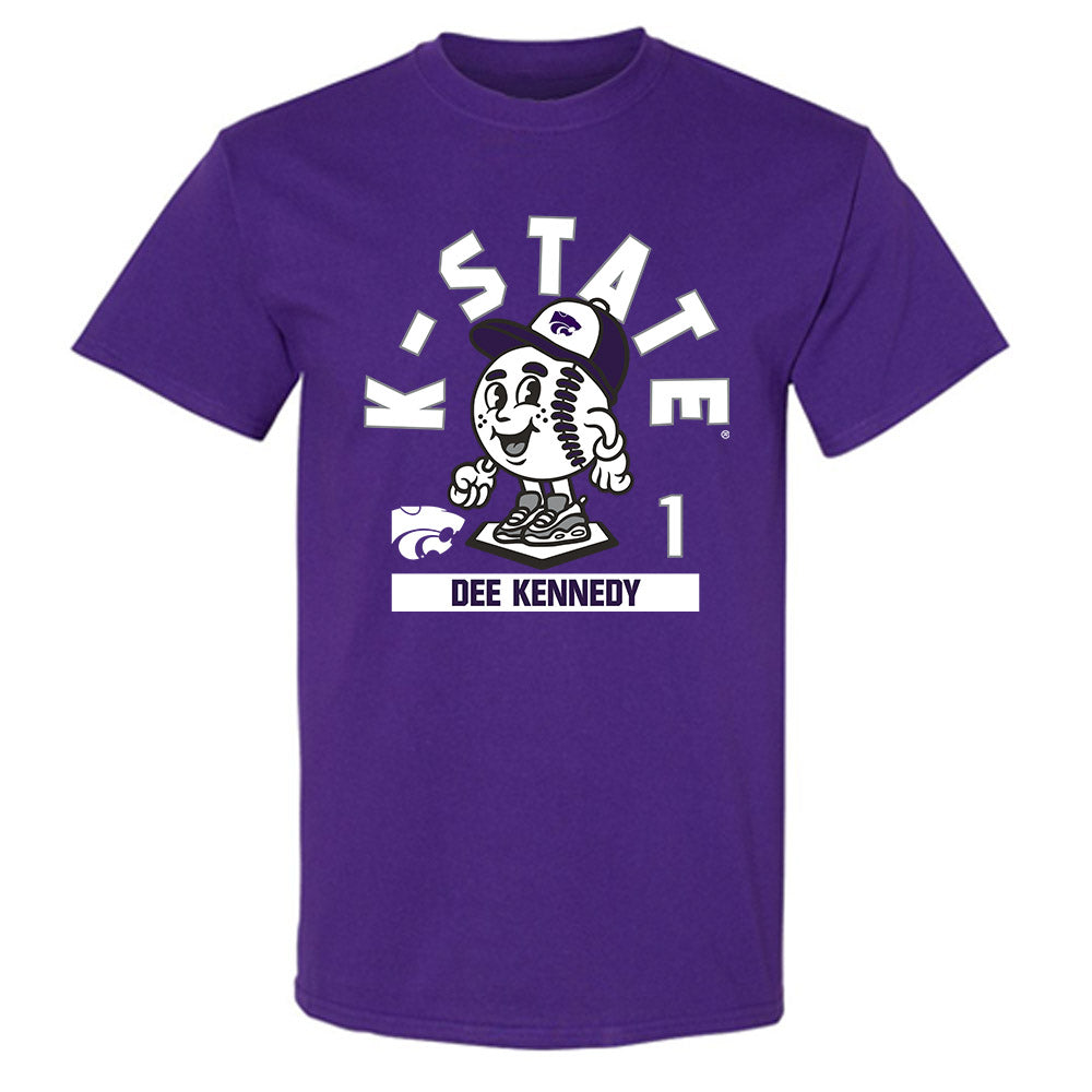 Kansas State - NCAA Baseball : Dee Kennedy - Fashion Shersey T-Shirt-0