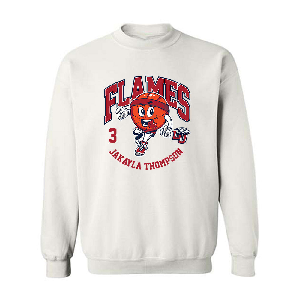 Liberty - NCAA Women's Basketball : JaKayla Thompson - Fashion Shersey Crewneck Sweatshirt-0