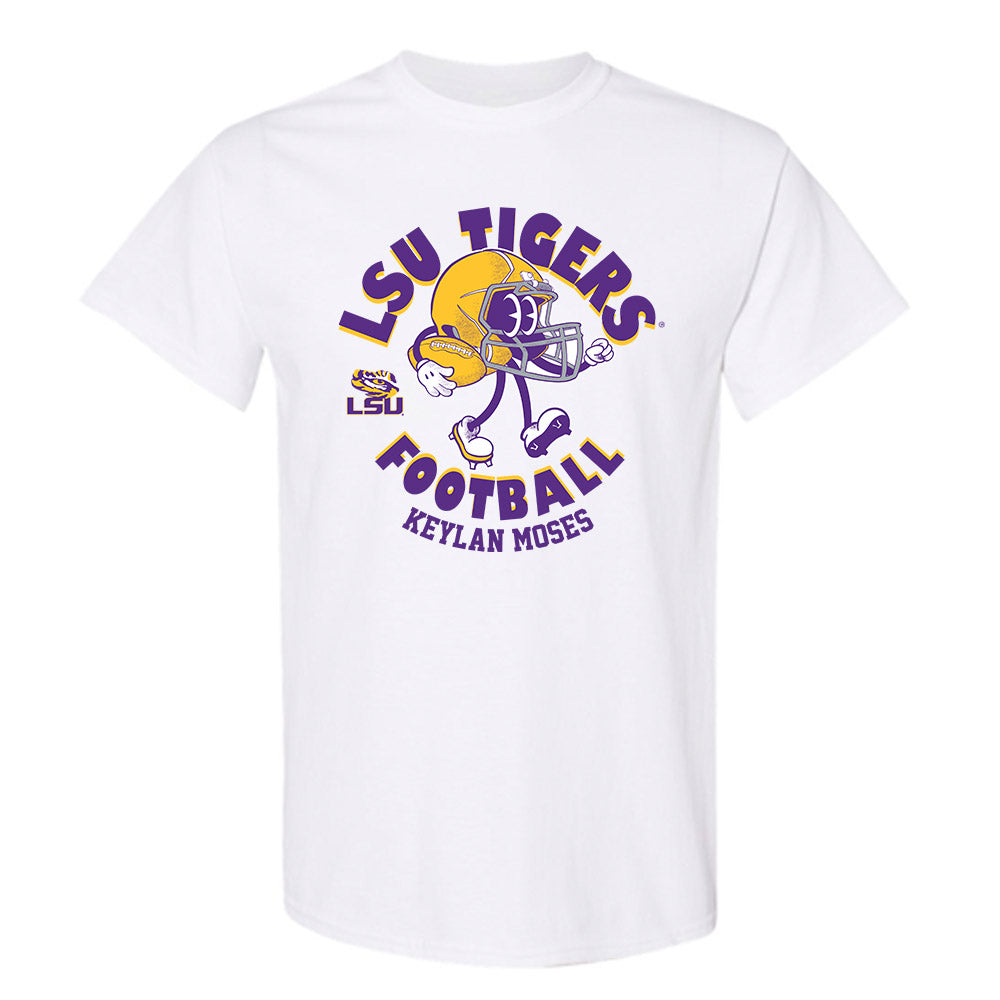 LSU - NCAA Football : Keylan Moses - Fashion Shersey T-Shirt-0