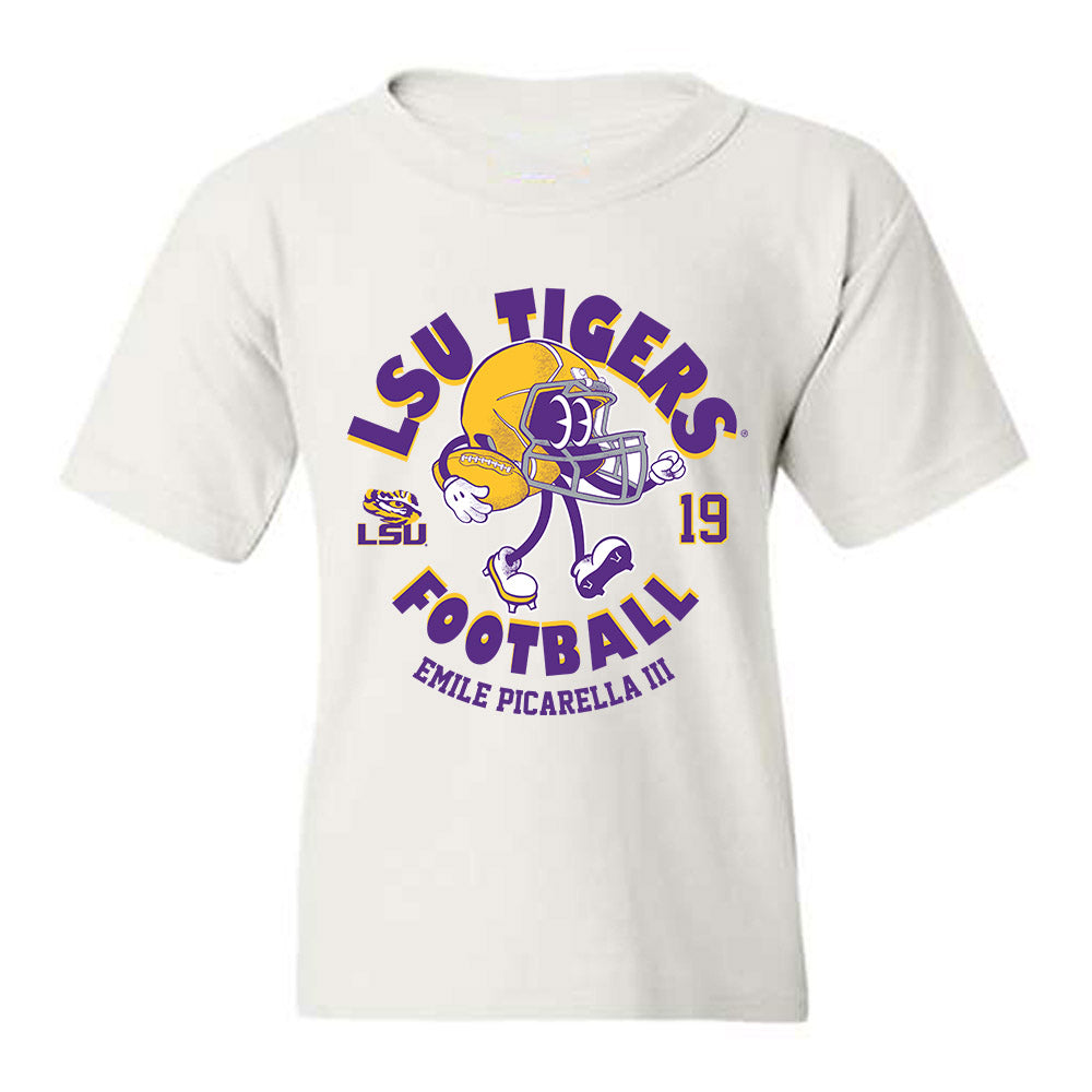 LSU - NCAA Football : Emile Picarella III - Fashion Shersey Youth T-Shirt-0