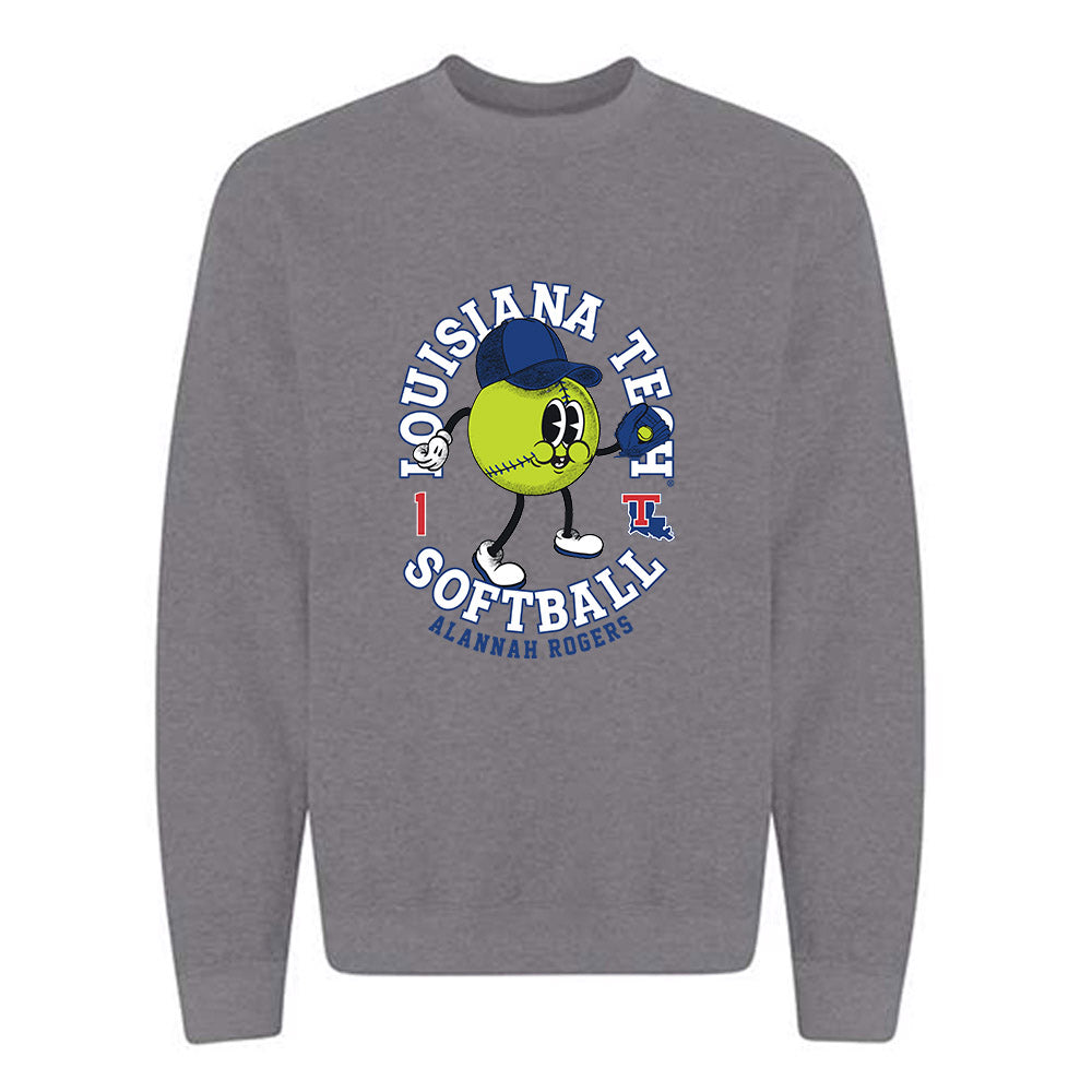 LA Tech - NCAA Softball : Alannah Rogers - Fashion Shersey Crewneck Sweatshirt-0
