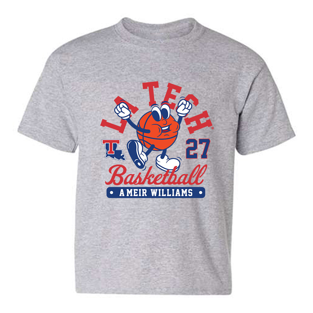 LA Tech - NCAA Men's Basketball : A'Meir Williams - Fashion Shersey Youth T-Shirt-0