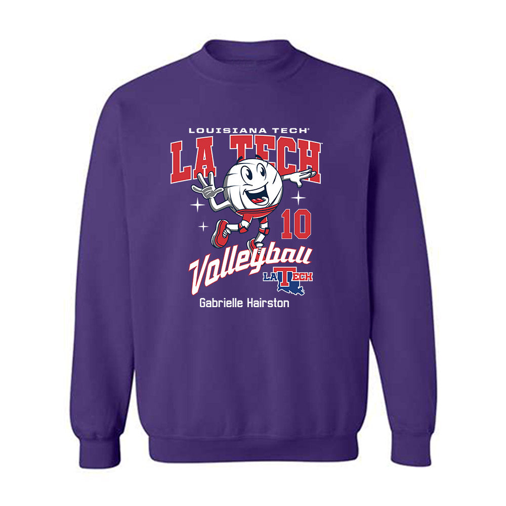 LA Tech - NCAA Women's Volleyball : Gabrielle Hairston - Fashion Shersey Crewneck Sweatshirt