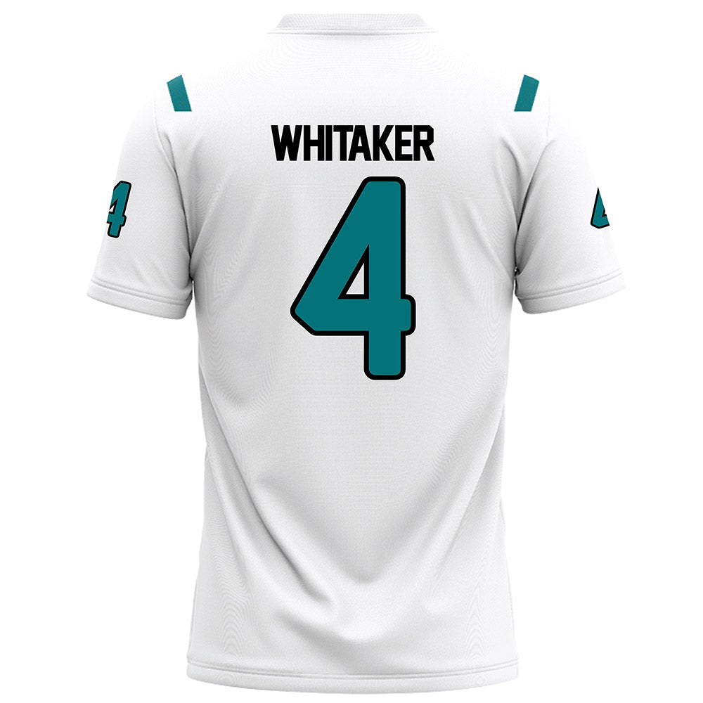 Coastal Carolina - NCAA Football : Lionell Whitaker - White Football Jersey-1