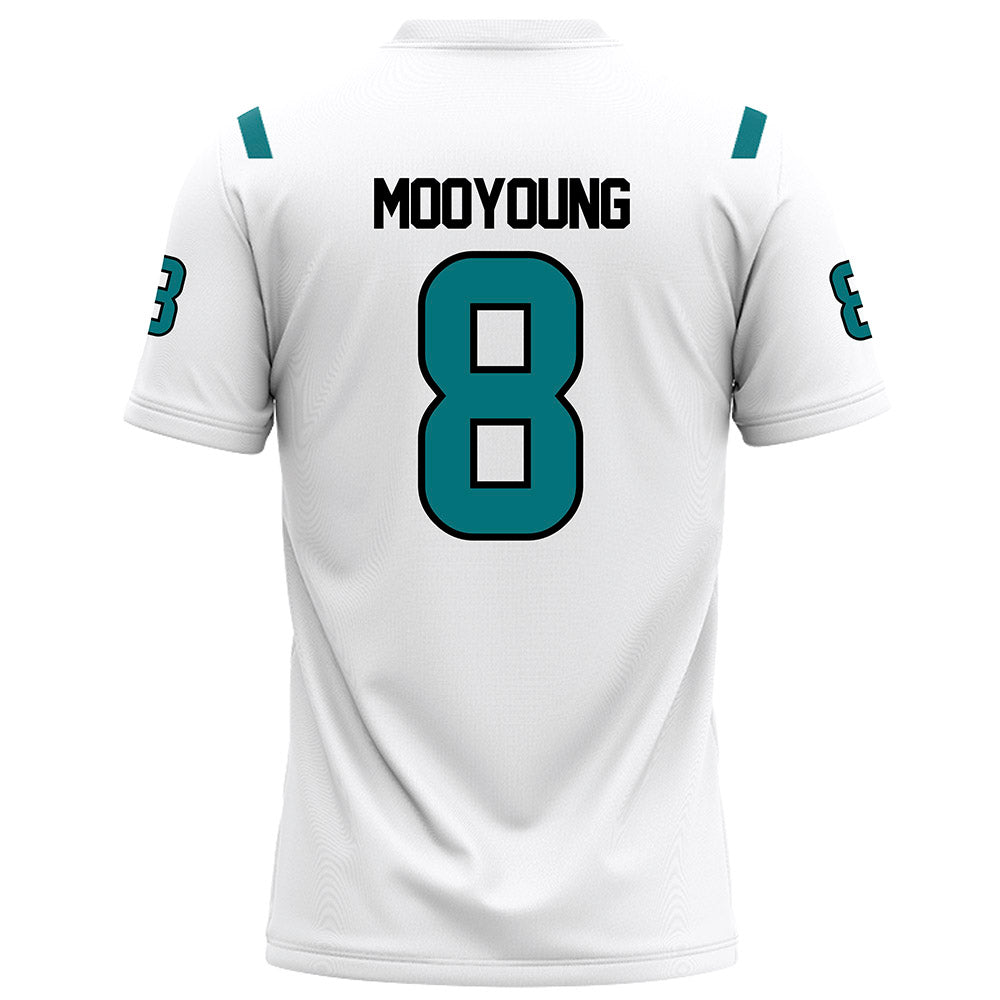 Coastal Carolina - NCAA Football : Myles Mooyoung - White Football Jersey-1