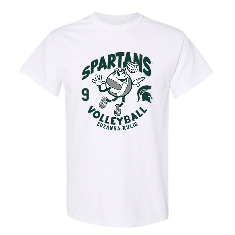 Michigan State - NCAA Women's Volleyball : Zuzanna Kulig - Fashion Shersey T-Shirt-0
