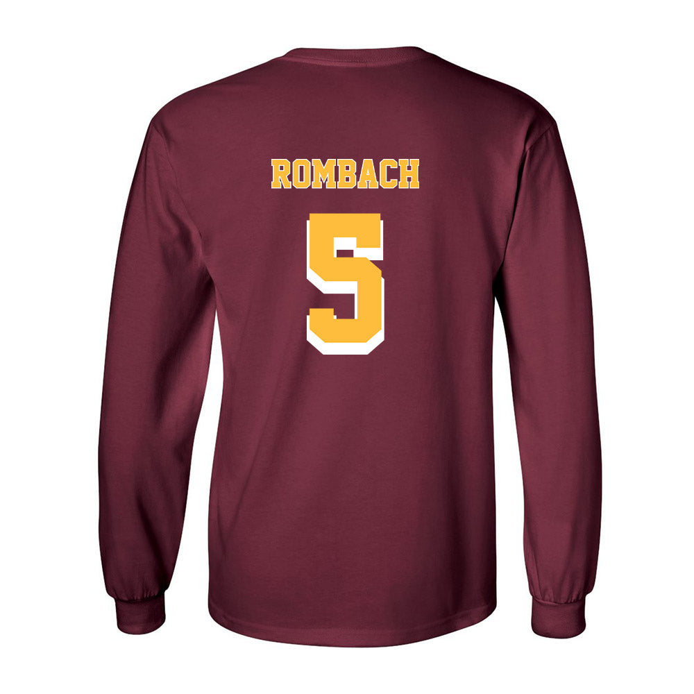 Minnesota - NCAA Men's Ice Hockey : Jacob Rombach - Replica Shersey Long Sleeve T-Shirt-1