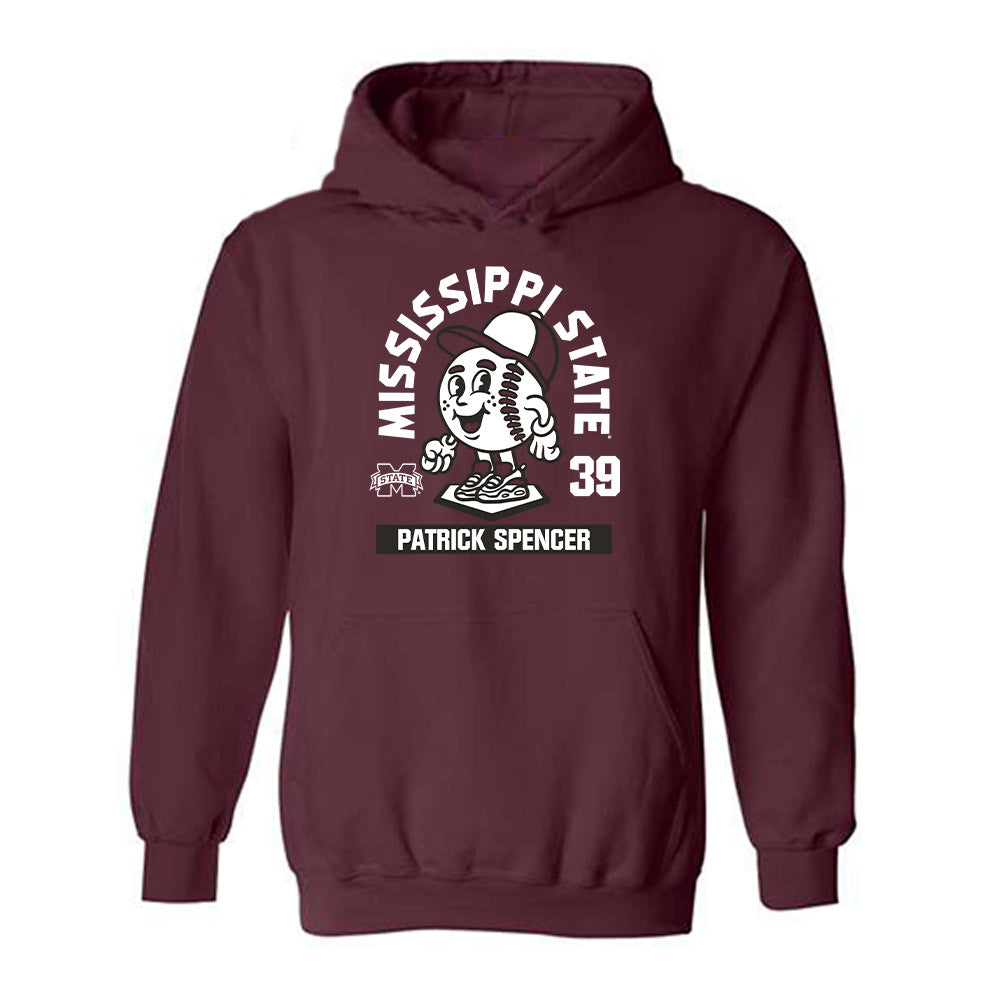 Mississippi State - NCAA Baseball : Patrick Spencer - Hooded Sweatshirt-0