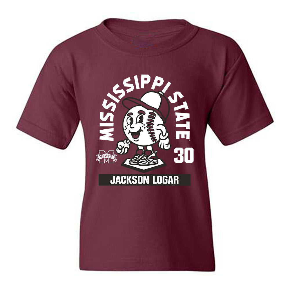 Mississippi State - NCAA Baseball : Jackson Logar - Youth T-Shirt-0