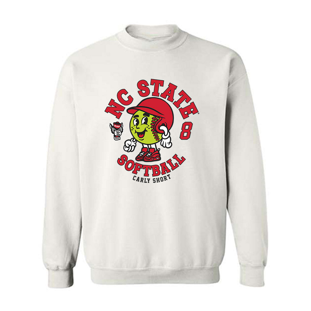 NC State - NCAA Softball : Carly Short - Fashion Shersey Crewneck Sweatshirt-0