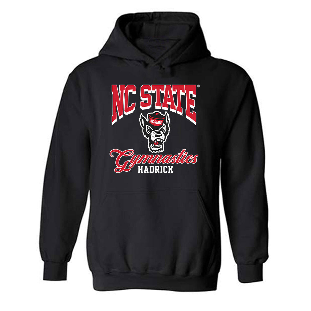 NC State - NCAA Women's Gymnastics : Elle Hadrick - Fashion Shersey Hooded Sweatshirt