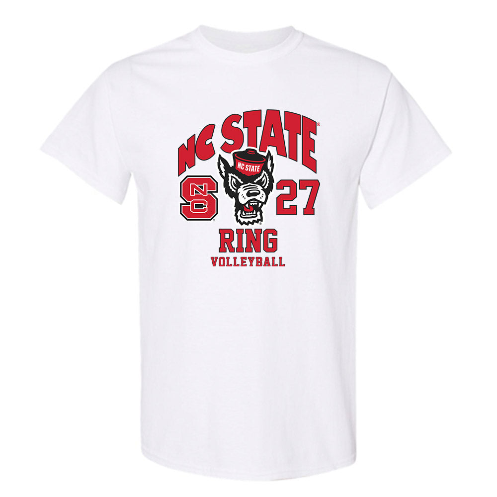 NC State - NCAA Women's Volleyball : Rebecca Ring - Fashion Shersey T-Shirt-0
