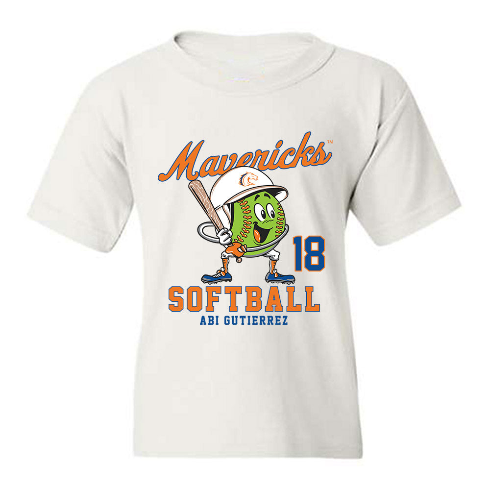 Texas Arlington - NCAA Softball : Abi Gutierrez - Fashion Shersey Youth T-Shirt-0