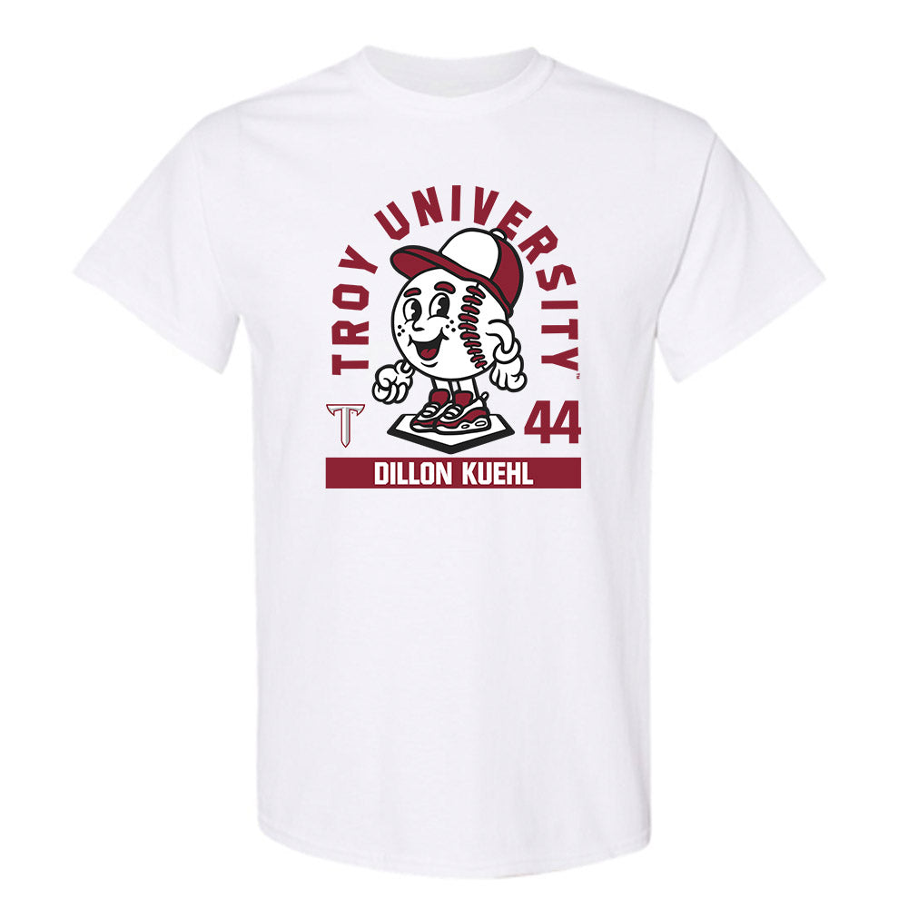 Troy - NCAA Baseball : Dillon Kuehl - Fashion Shersey T-Shirt-0