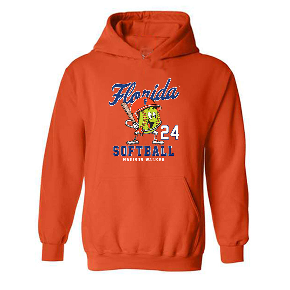 Florida - NCAA Softball : Madison Walker - Fashion Shersey Hooded Sweatshirt-0