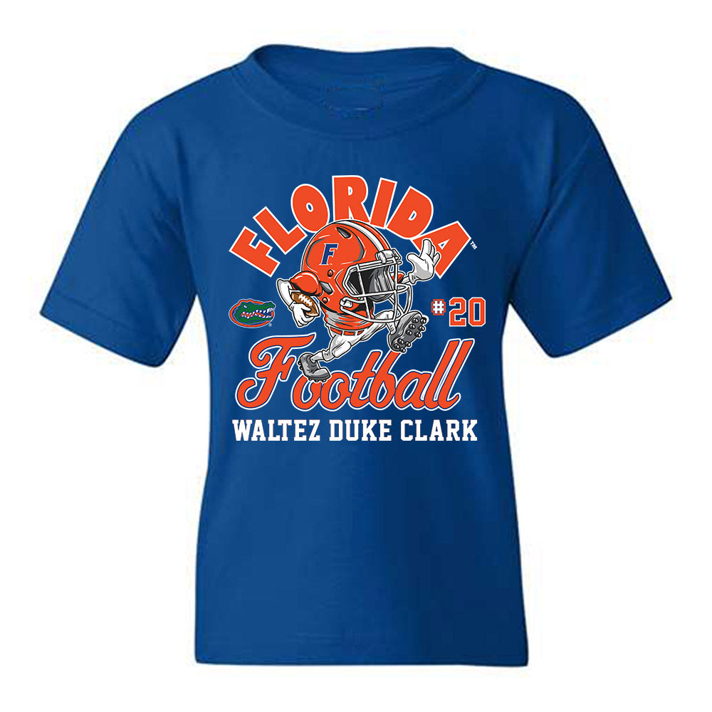 Florida - NCAA Football : Waltez Duke Clark - Fashion Shersey Youth T-Shirt-0