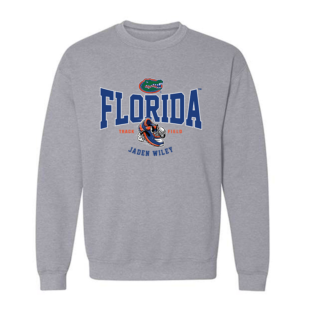 Florida - NCAA Men's Track & Field : Jaden Wiley - Fashion Shersey Crewneck Sweatshirt