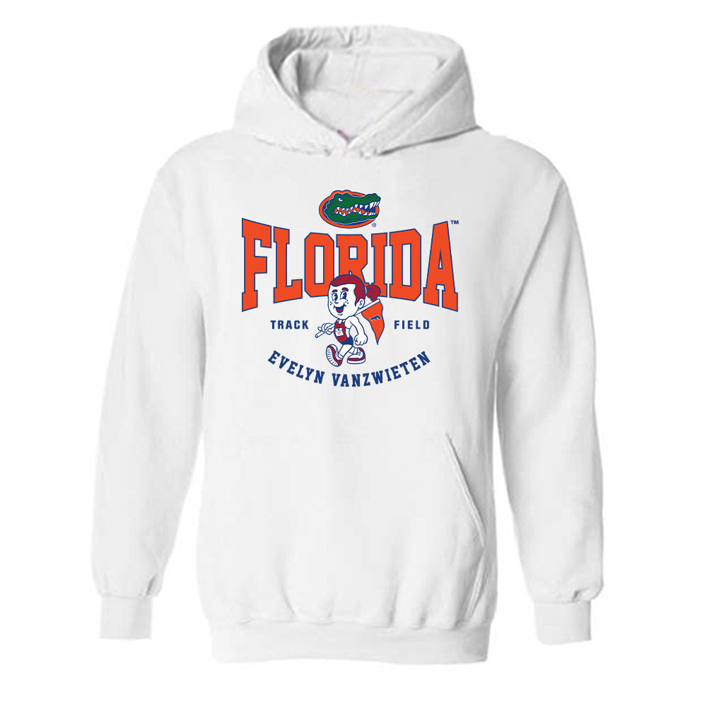 Florida - NCAA Women's Track & Field : Evelyn VanZwieten - Fashion Shersey Hooded Sweatshirt