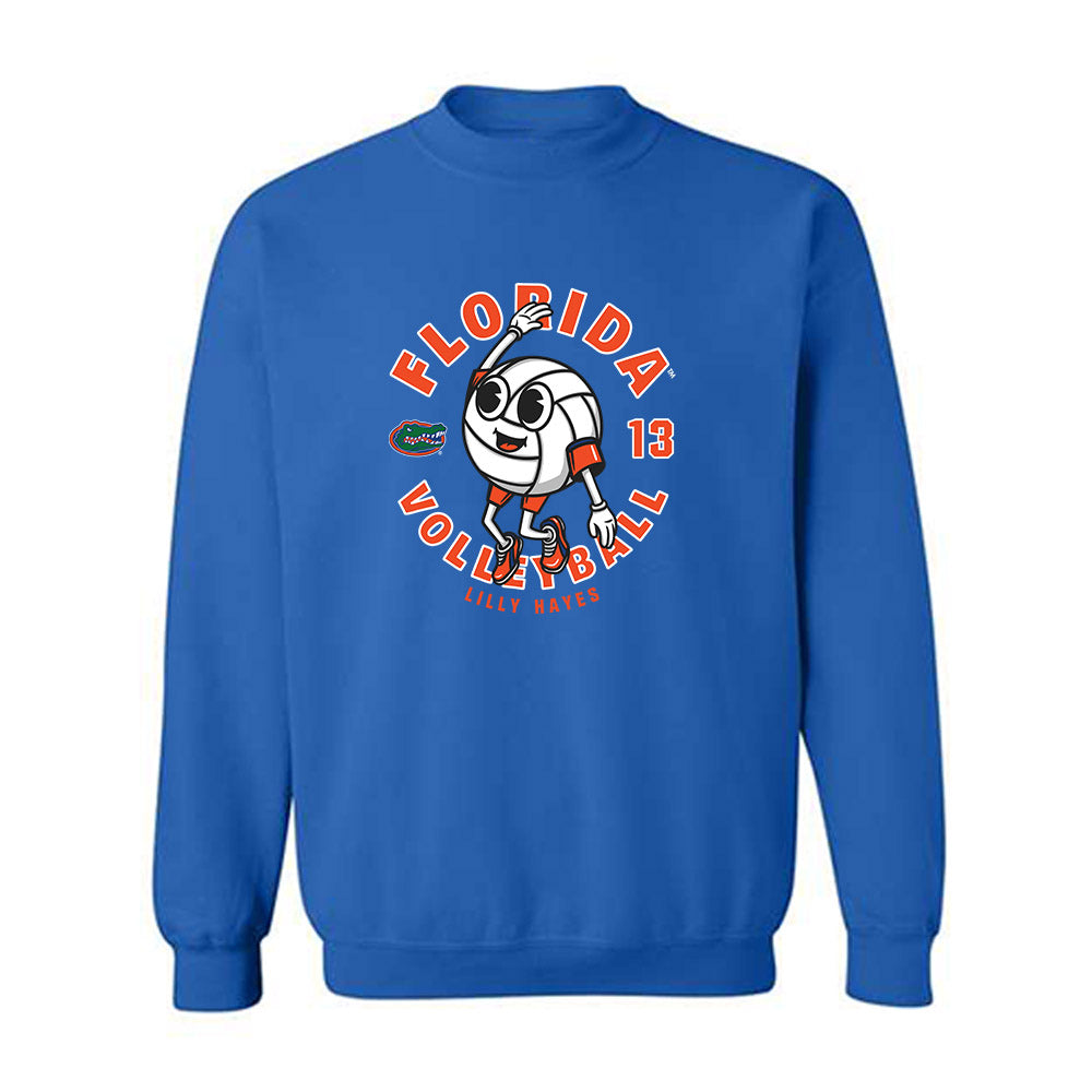 Florida - NCAA Women's Volleyball : Lilly Hayes - Fashion Shersey Crewneck Sweatshirt-0