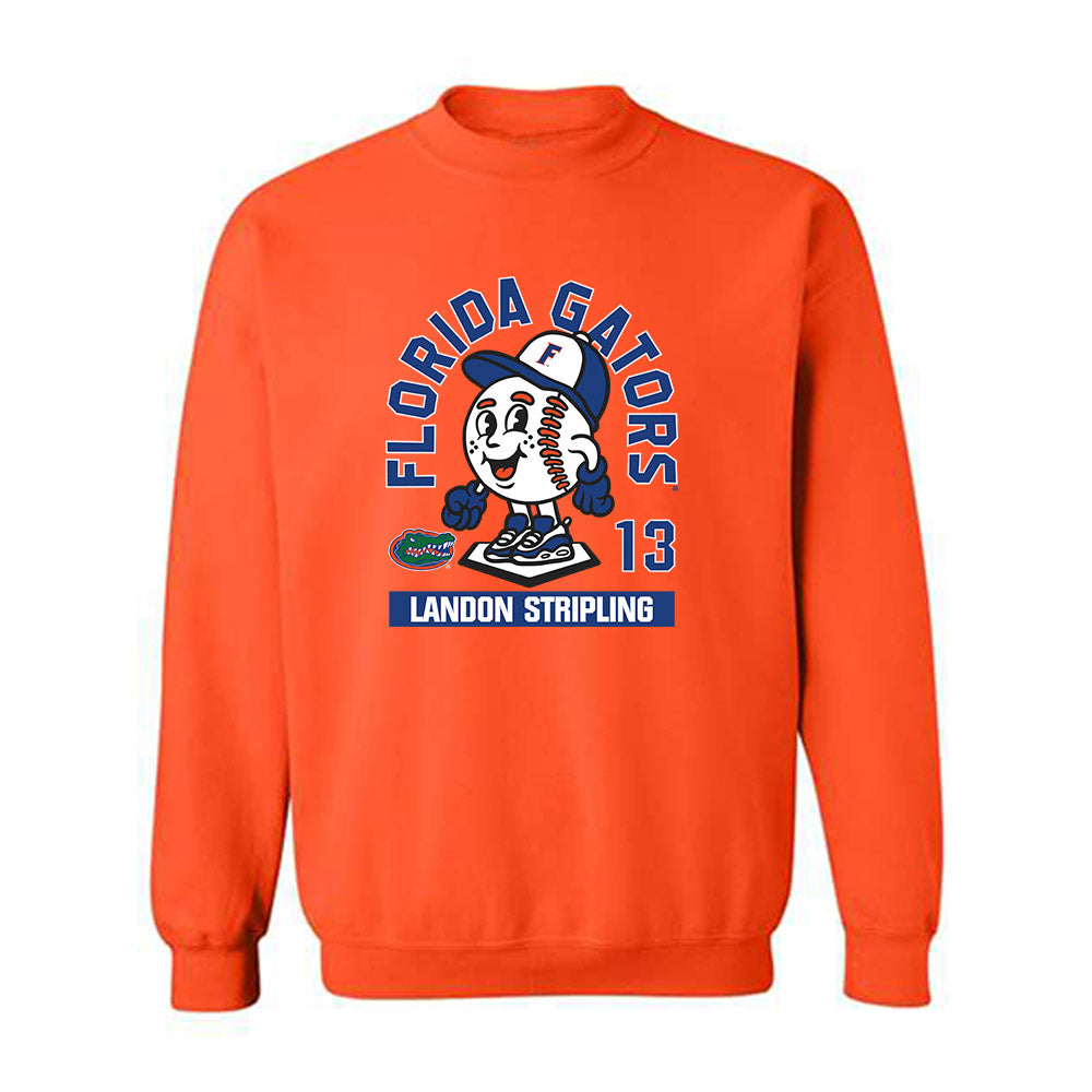 Florida - NCAA Baseball : Landon Stripling - Fashion Shersey Crewneck Sweatshirt-0