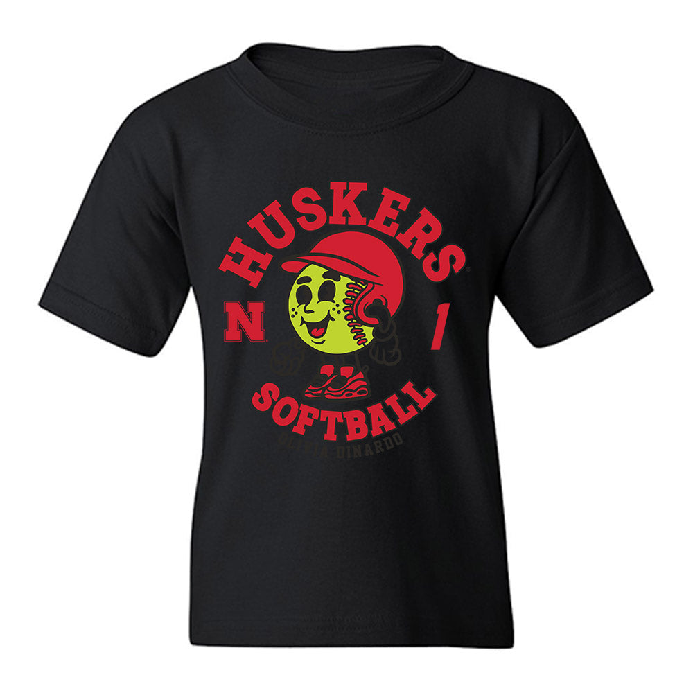 Nebraska - NCAA Softball : Olivia DiNardo - Fashion Shersey Youth T-Shirt-0