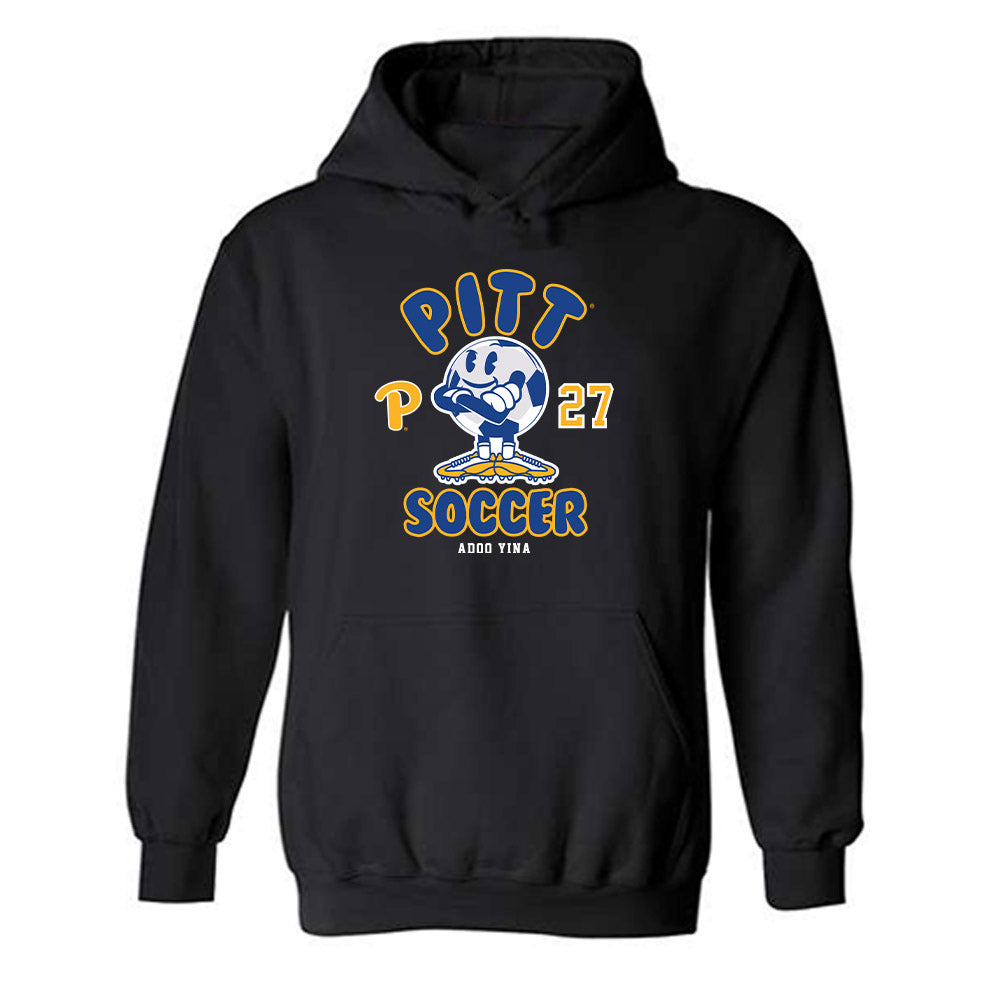 Pittsburgh - NCAA Women's Soccer : Adoo Yina - Fashion Shersey Hooded Sweatshirt-0