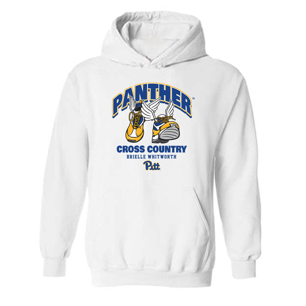 Pittsburgh - NCAA Women's Cross Country : Brielle Whitworth - Fashion Shersey Hooded Sweatshirt-0