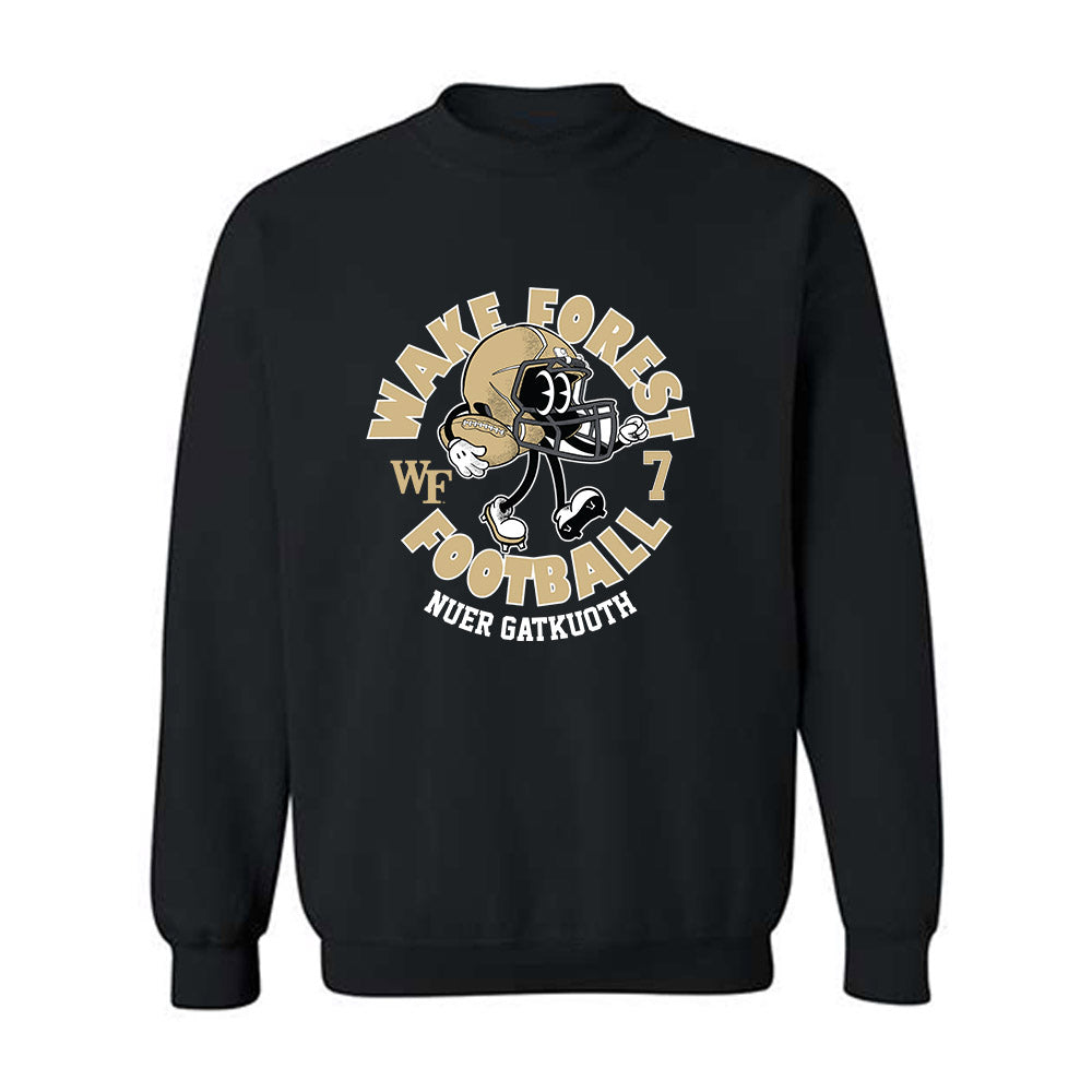 Wake Forest - NCAA Football : Nuer Gatkuoth - Fashion Shersey Crewneck Sweatshirt-0