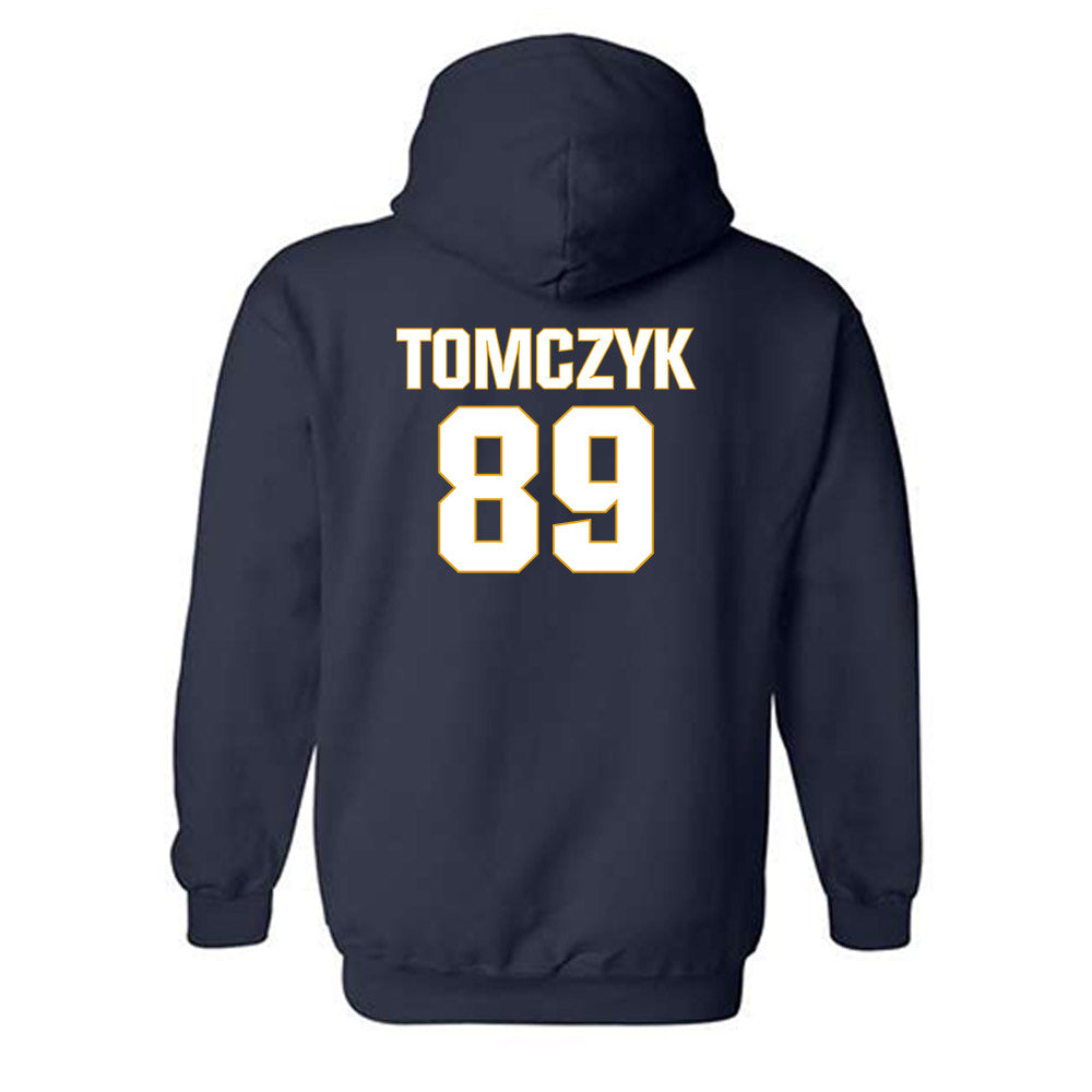 West Virginia - NCAA Football : Adam Tomczyk - Fashion Shersey Hooded Sweatshirt-1