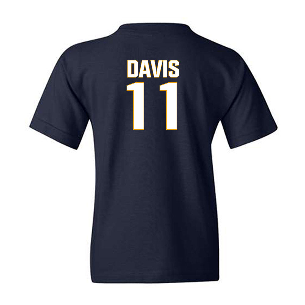 West Virginia - NCAA Football : William Davis - Fashion Shersey Youth T-Shirt-1