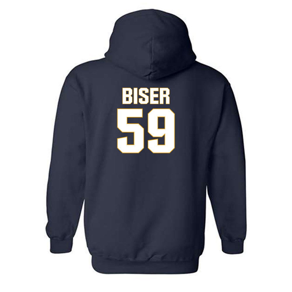West Virginia - NCAA Football : Jackson Biser - Fashion Shersey Hooded Sweatshirt-1