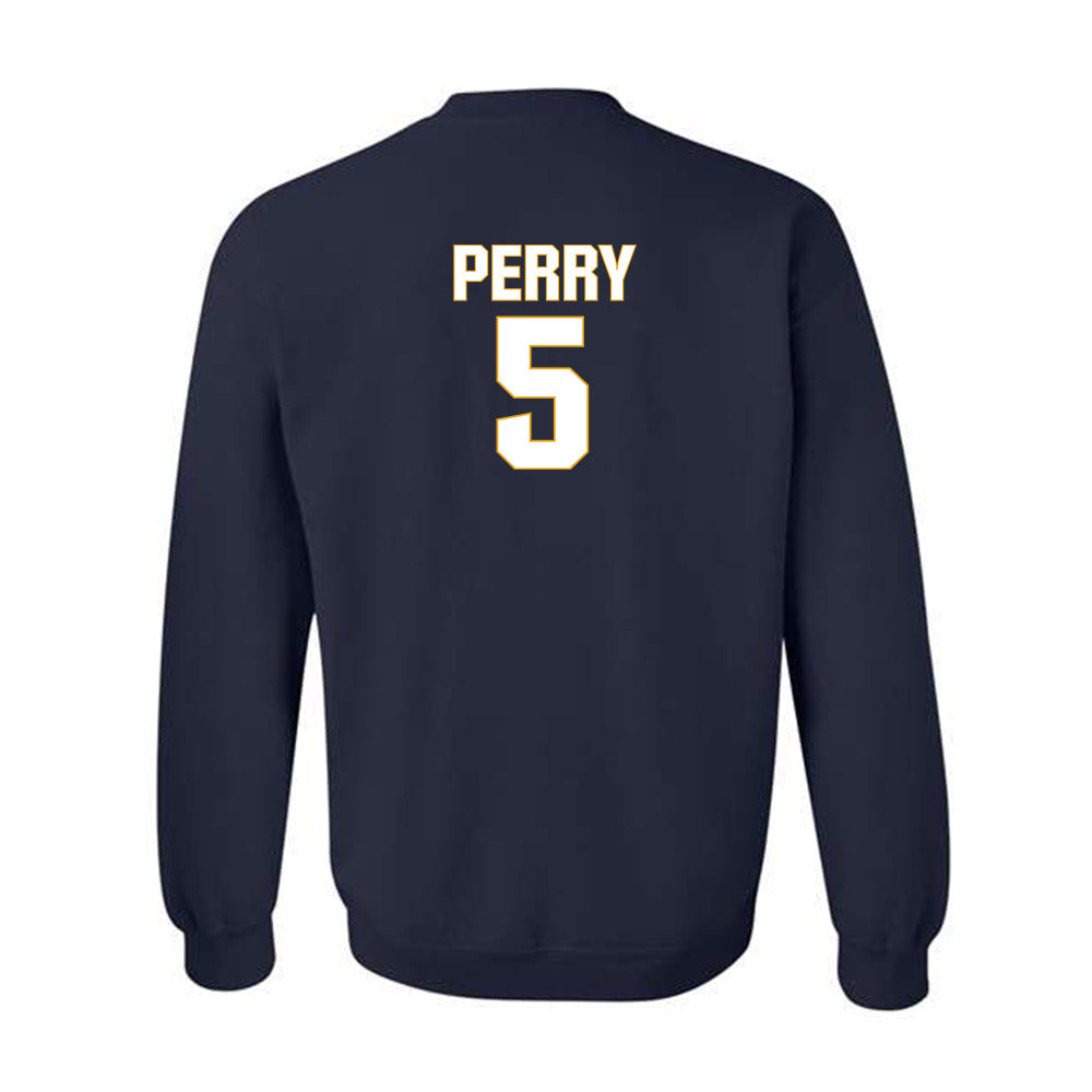 West Virginia - NCAA Football : Fred Perry - Fashion Shersey Crewneck Sweatshirt-1