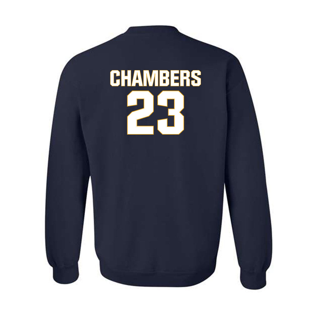 West Virginia - NCAA Football : Jason Chambers - Fashion Shersey Crewneck Sweatshirt-1