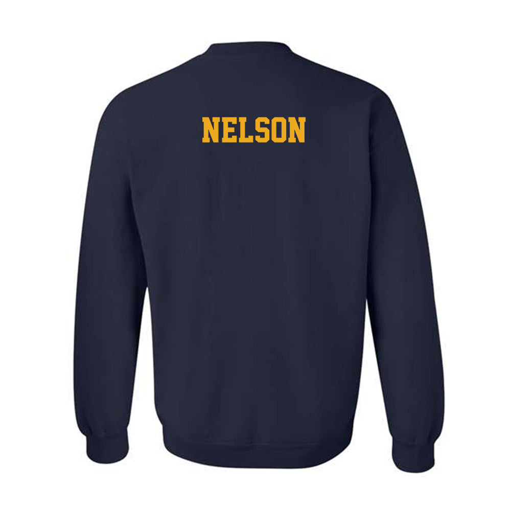 West Virginia - NCAA Women's Gymnastics : Carlee Nelson - Fashion Shersey Crewneck Sweatshirt-1